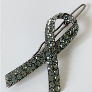 Hair Clip-metal/rhinestone
